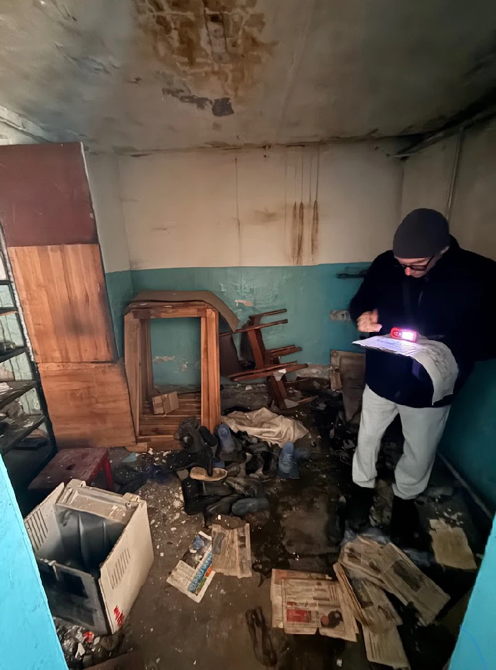 Обследование помещения молокозавода с чертежами